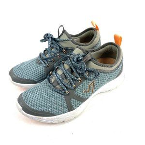 Vionic Brisk Alma Sneakers 7 Blue Orange Lace Up Athletic Running Shoes